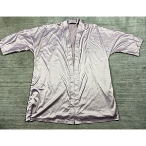 In Voland Robe Womens 3X Pink Short Sleeve Pockets Lightweight Missing Belt‎
